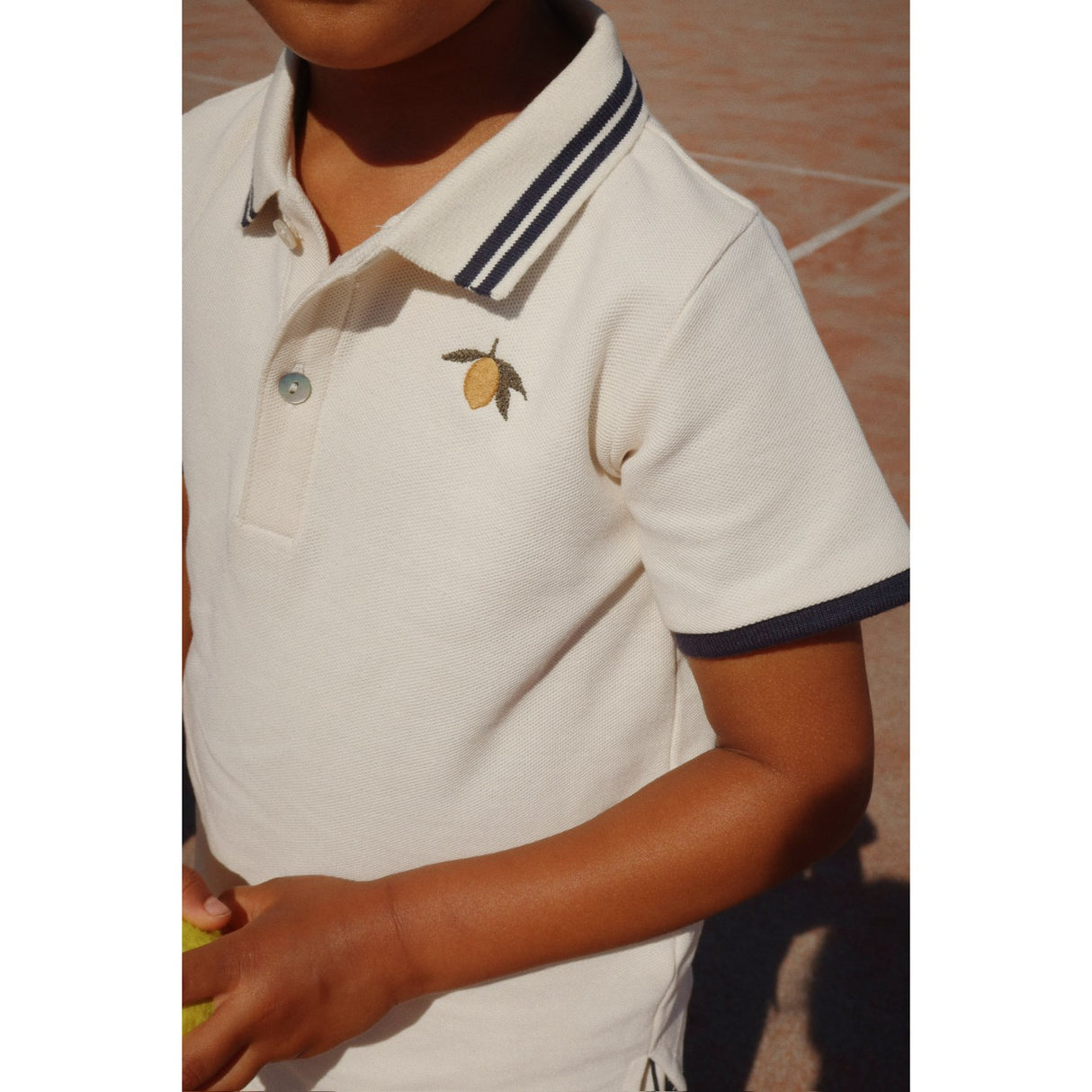 Konges Sløjd Antique White Florian Pikétröja Gots