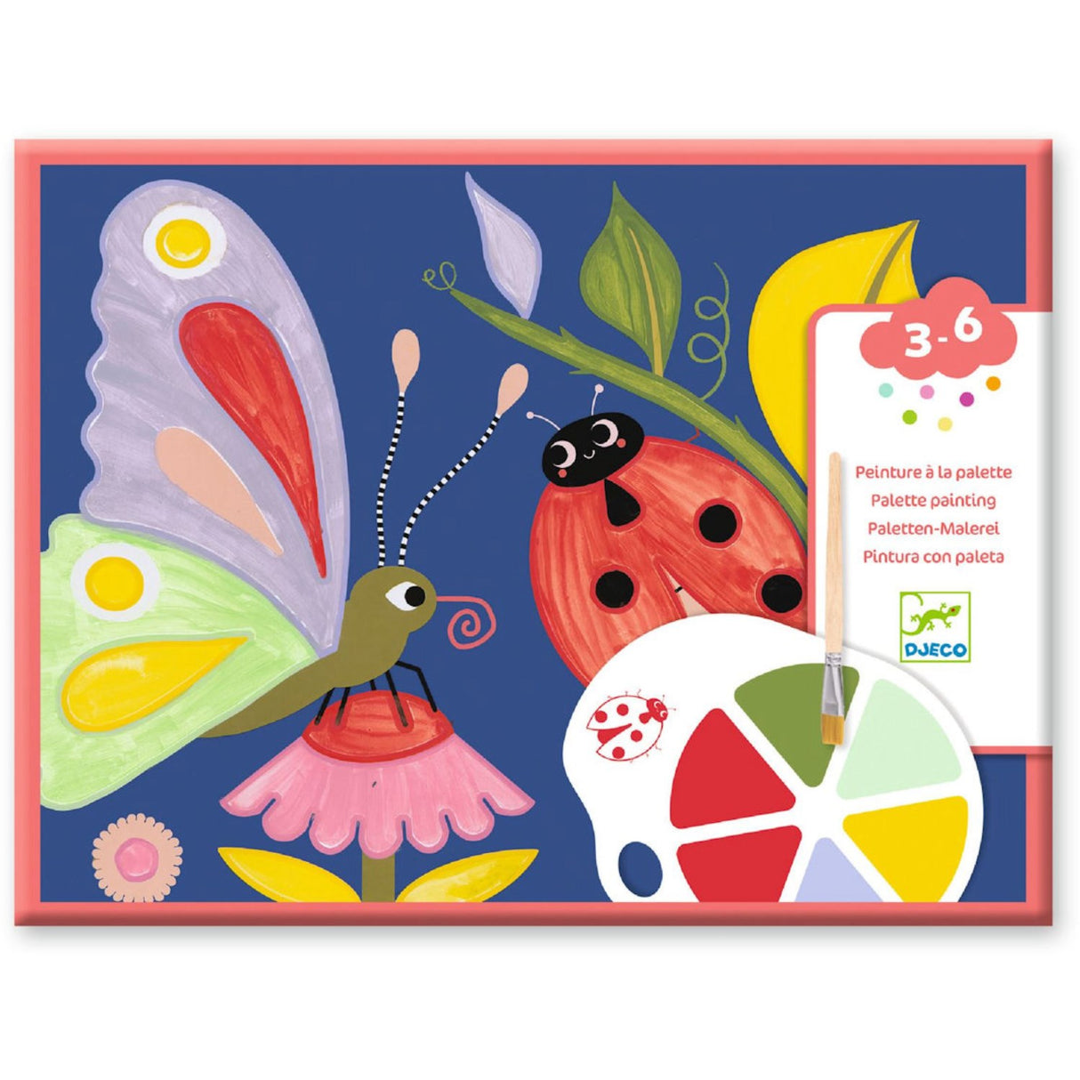 Djeco Kreativ Målning, Krypa & Krypa