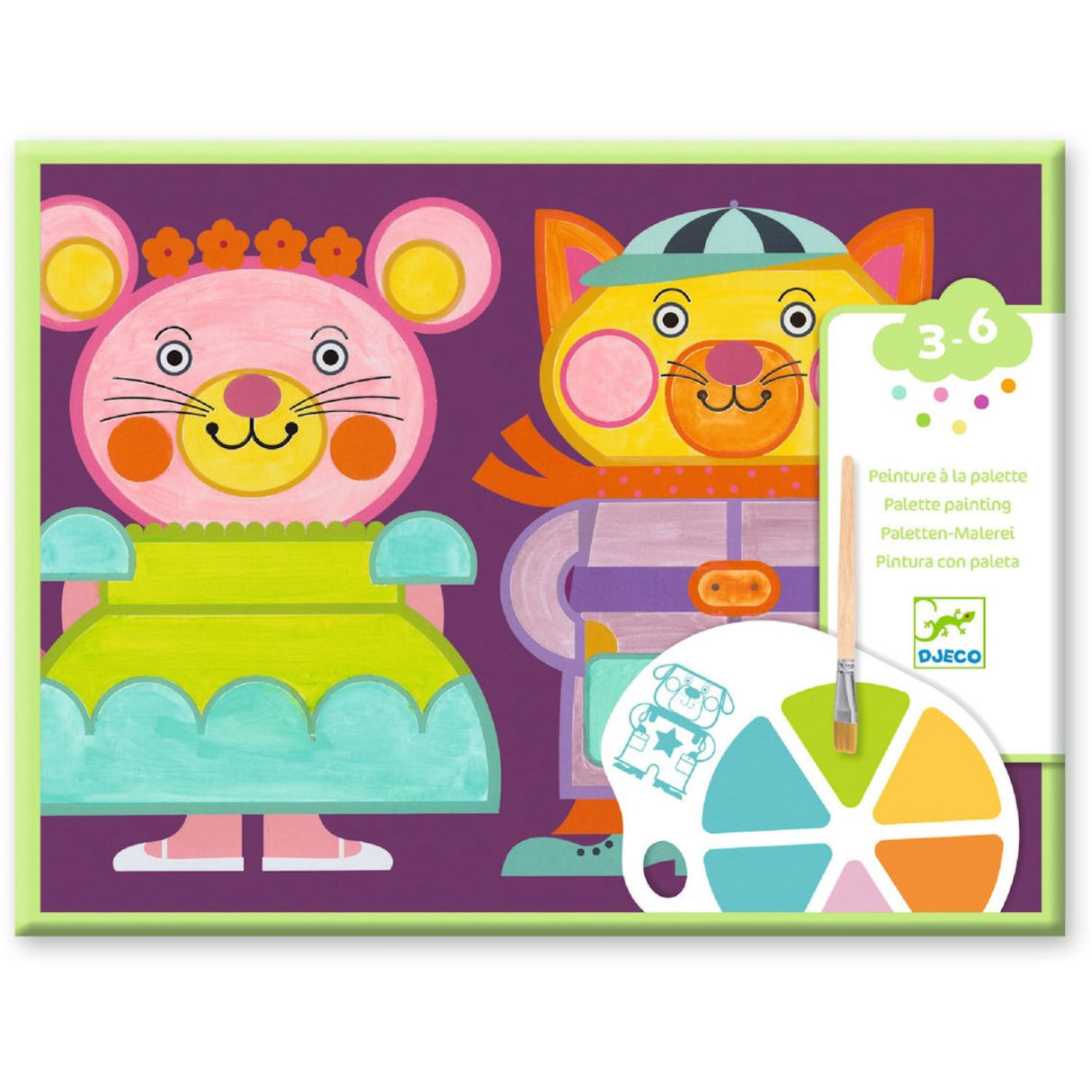 Djeco kreativ målning, knubbig kinder