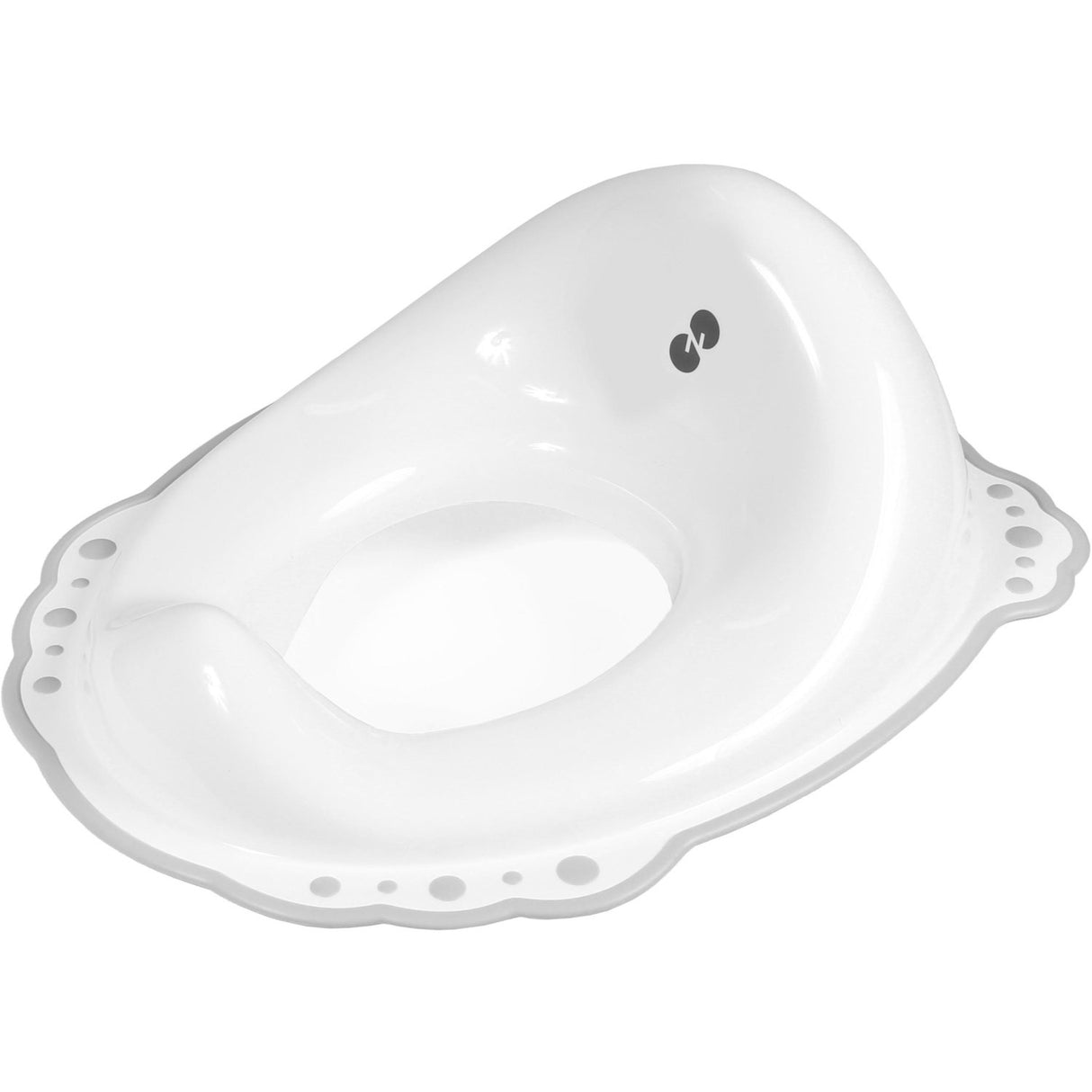Nordbaby White/Grey Toilet Trainer Plats Med Anti Slip Mat
