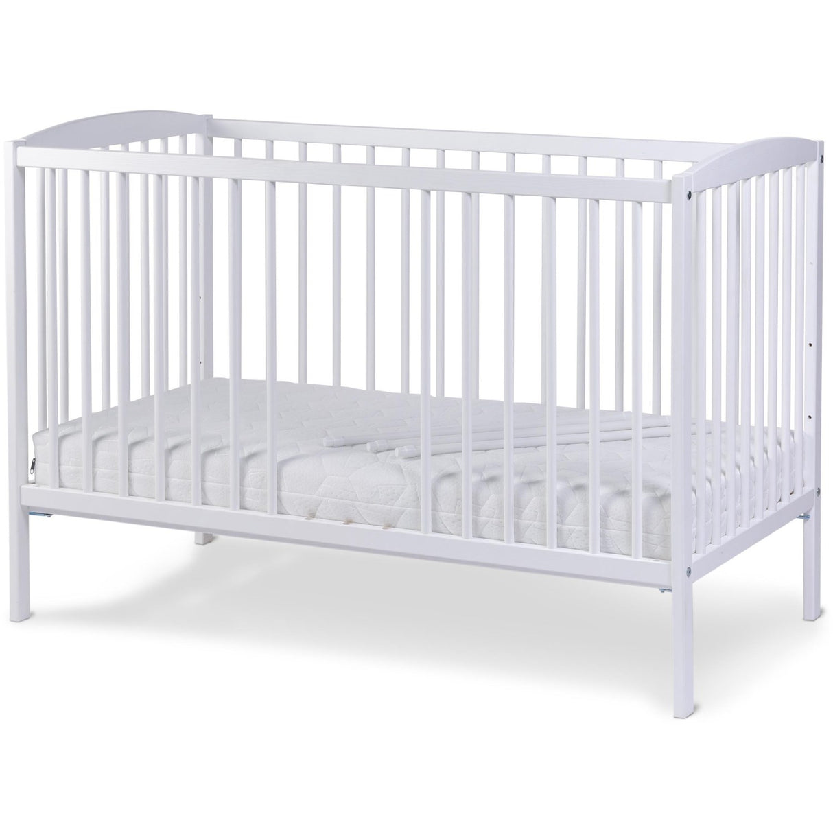 Nordbaby White Cot Lassio 60X120