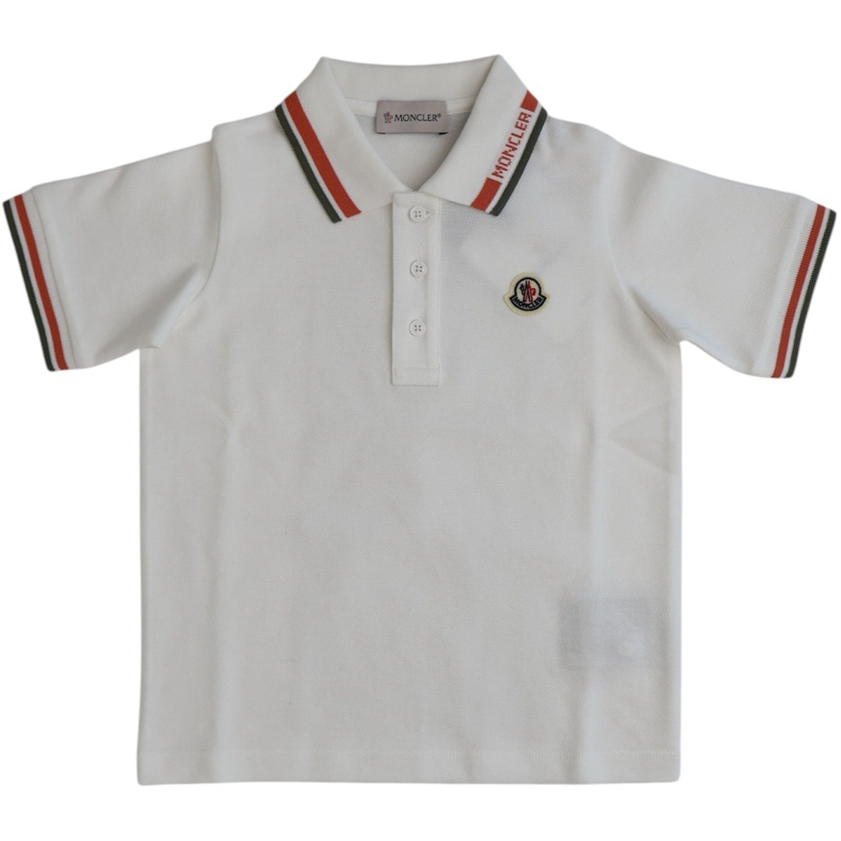 Moncler Natural Ss Pikétröja T-Skjorta