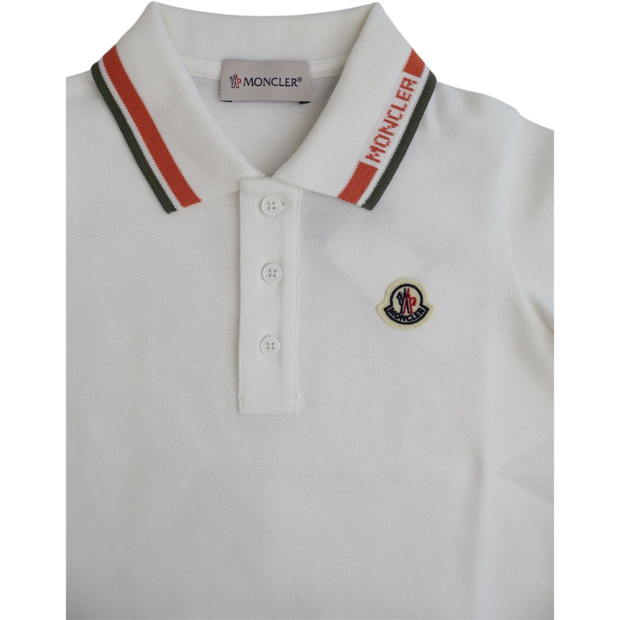 Moncler Natural Ss Pikétröja T-Skjorta