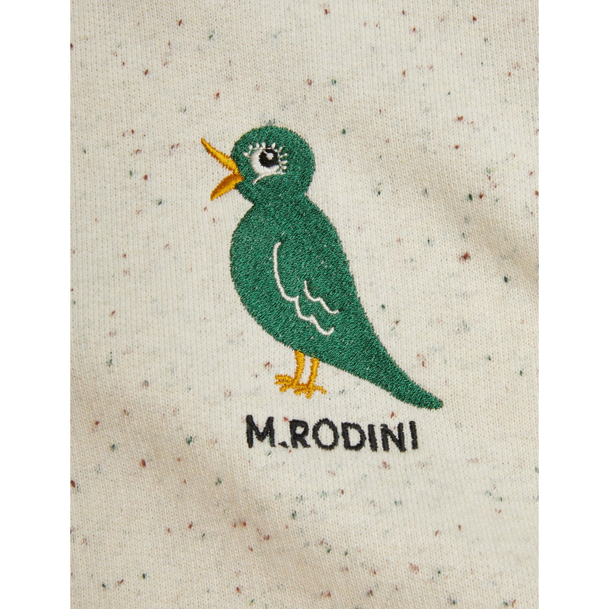 Mini Rodini Offwhite Bird Emb Neps Sweatshirt