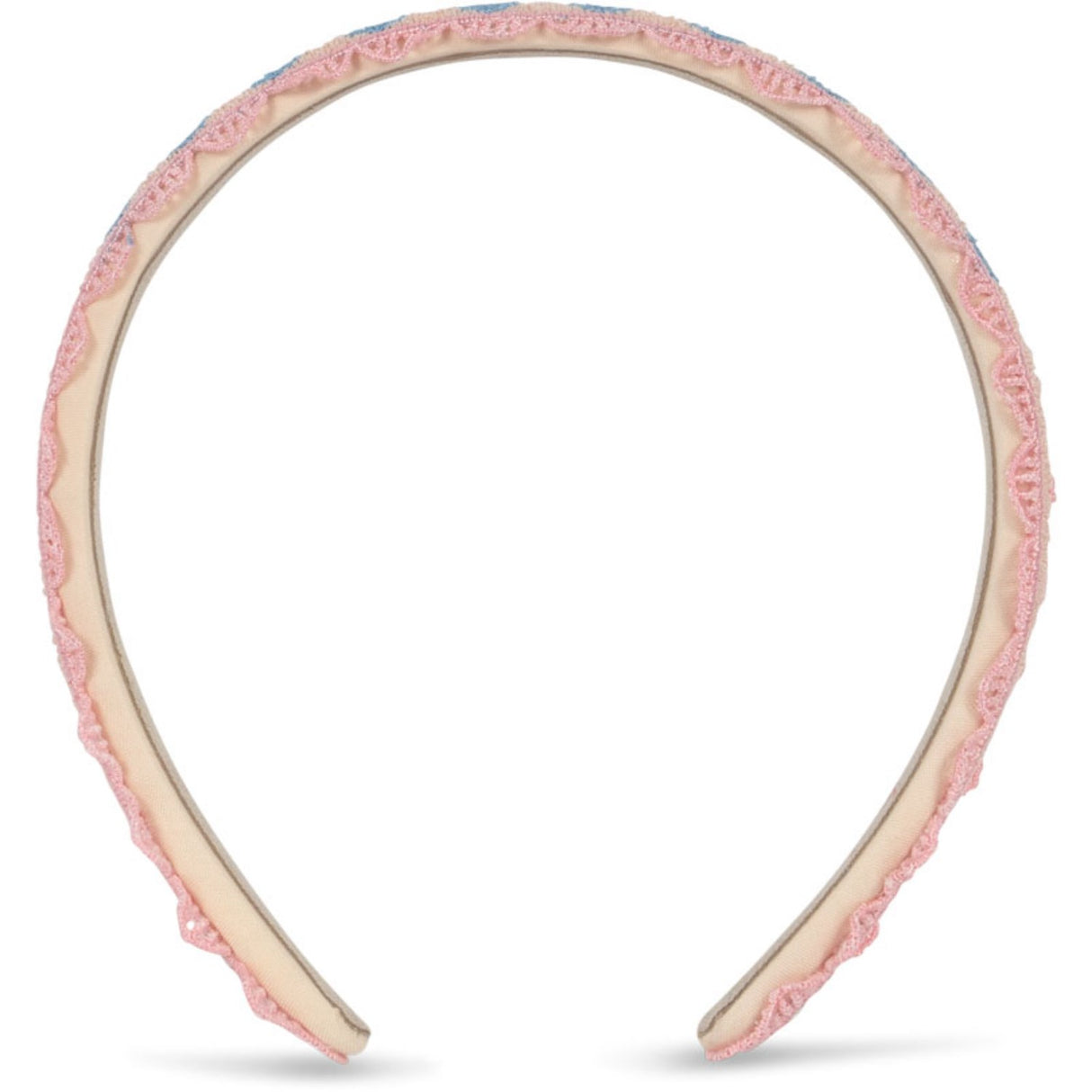 Konges Sløjd Buttercream Heart Embroidery Hairbrace