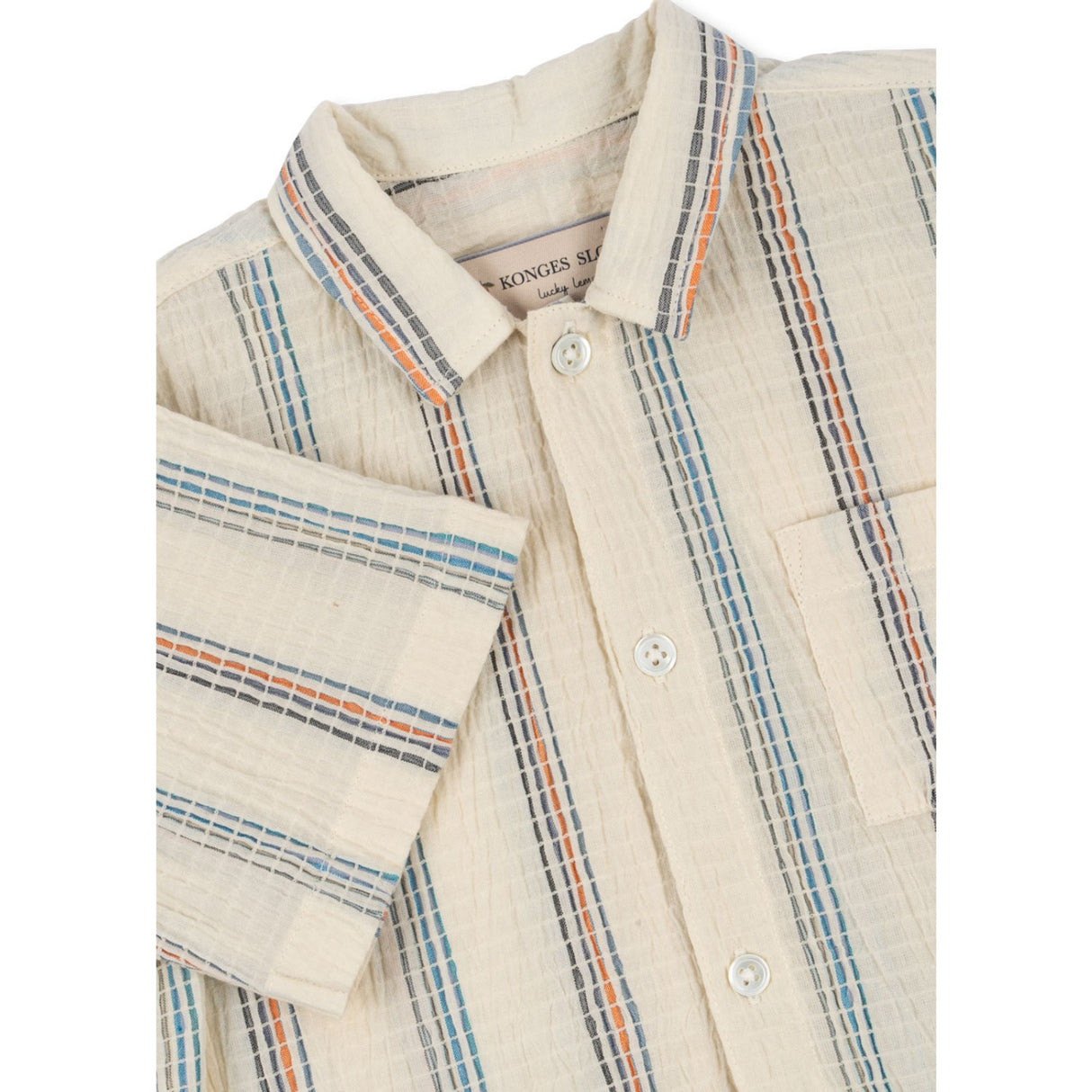 Konges Sløjd Antique White Vincent Ss Skjorta Gots