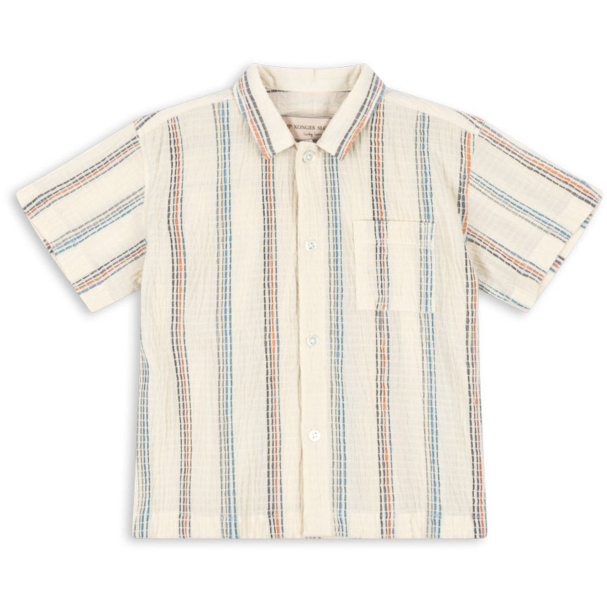 Konges Sløjd Antique White Vincent Ss Skjorta Gots