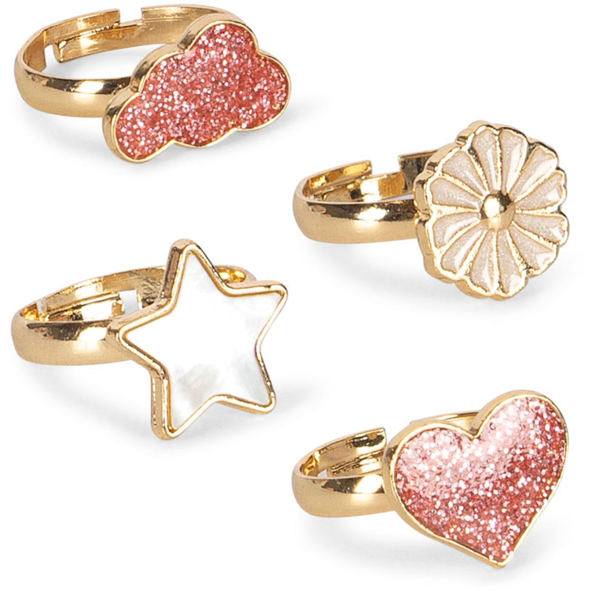 Konges Sløjd Multi Färg Ring Set 12 Pcs