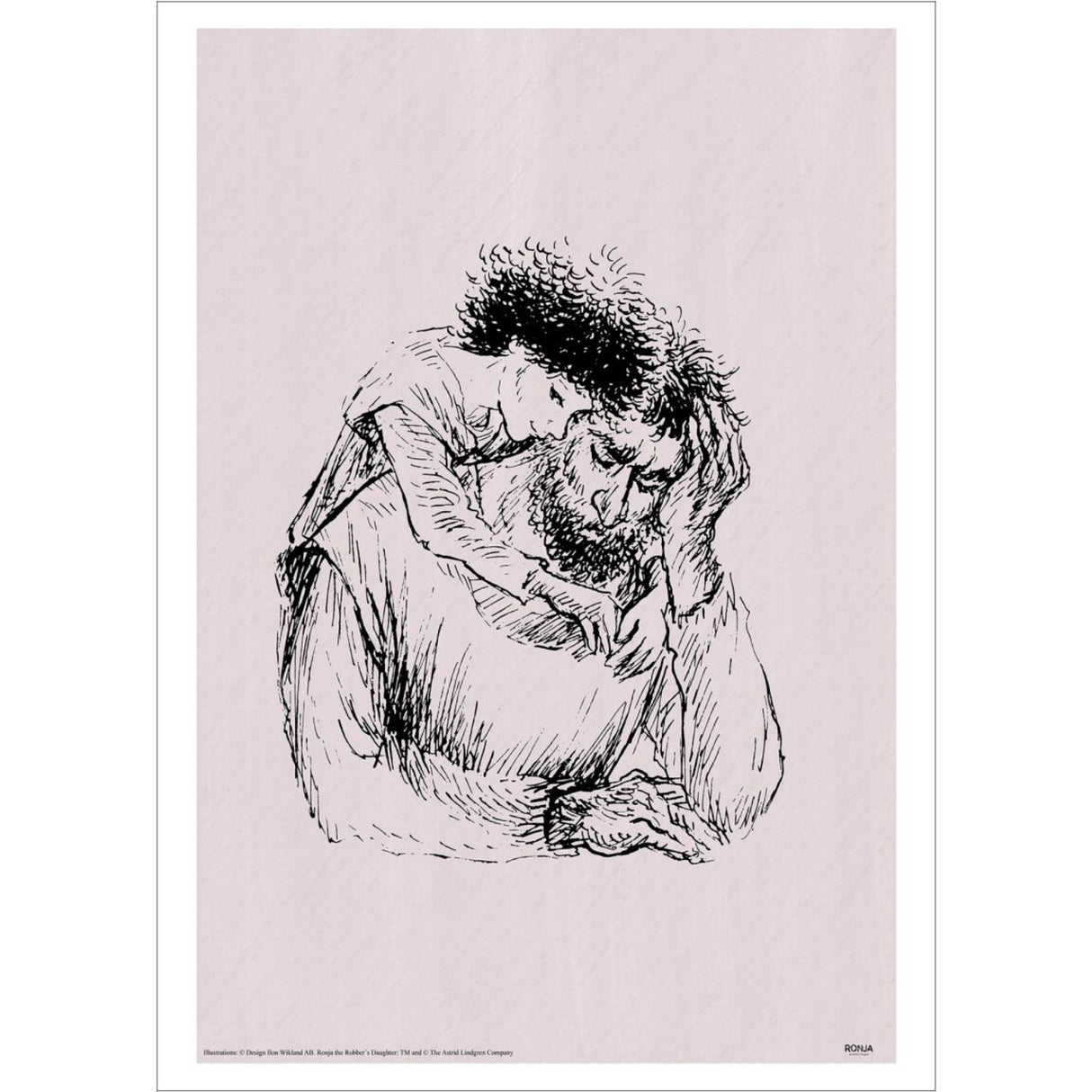 Poster & Frame Astrid Lindgren - Mom - Ronja The Robbers Daughter