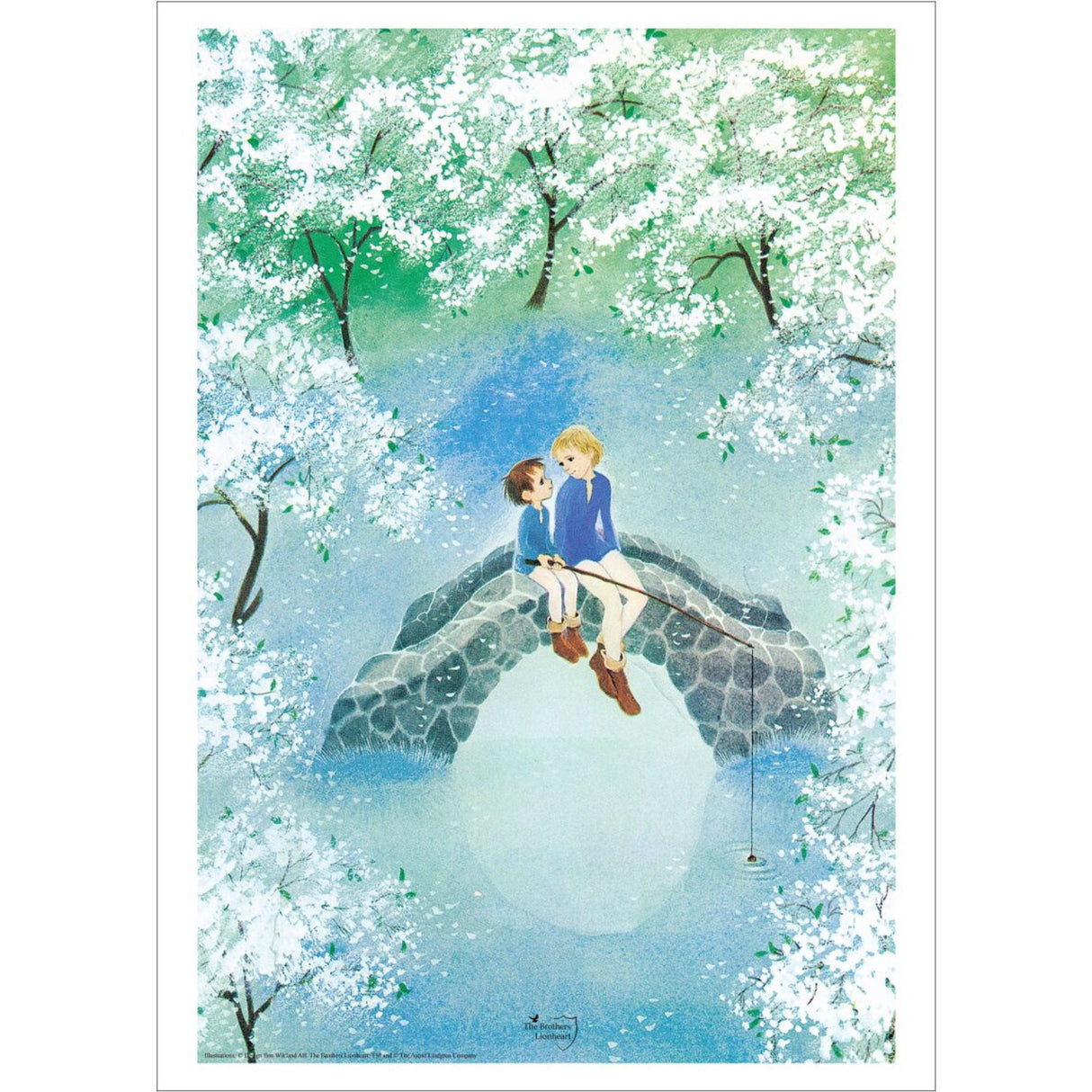 Poster & Frame Astrid Lindgren - Fishing - The Borthers Lionheart
