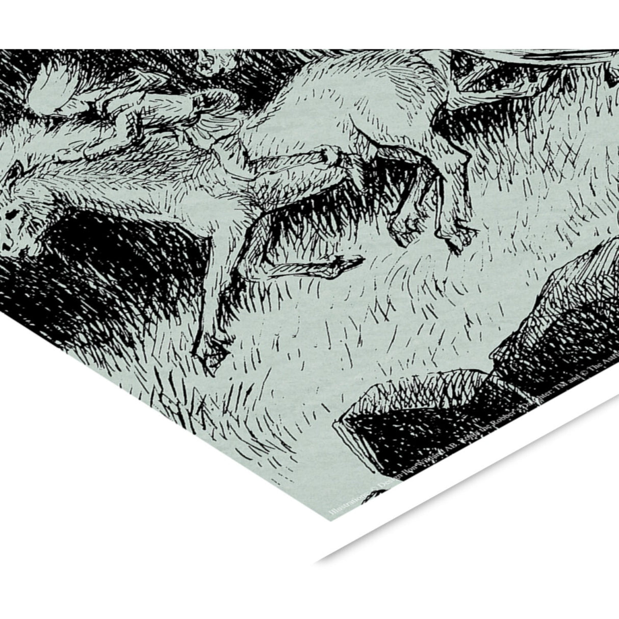 Poster & Frame Astrid Lindgren - Riding Wild - Ronja The Robbers Daughter