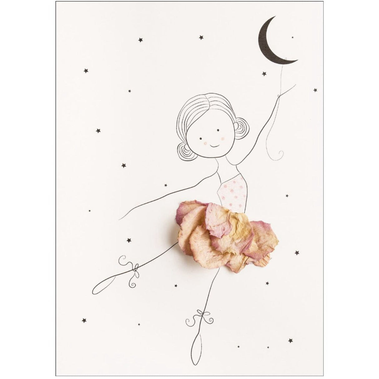 Poster & Frame Mette Handberg - Ballerinaskor Ella