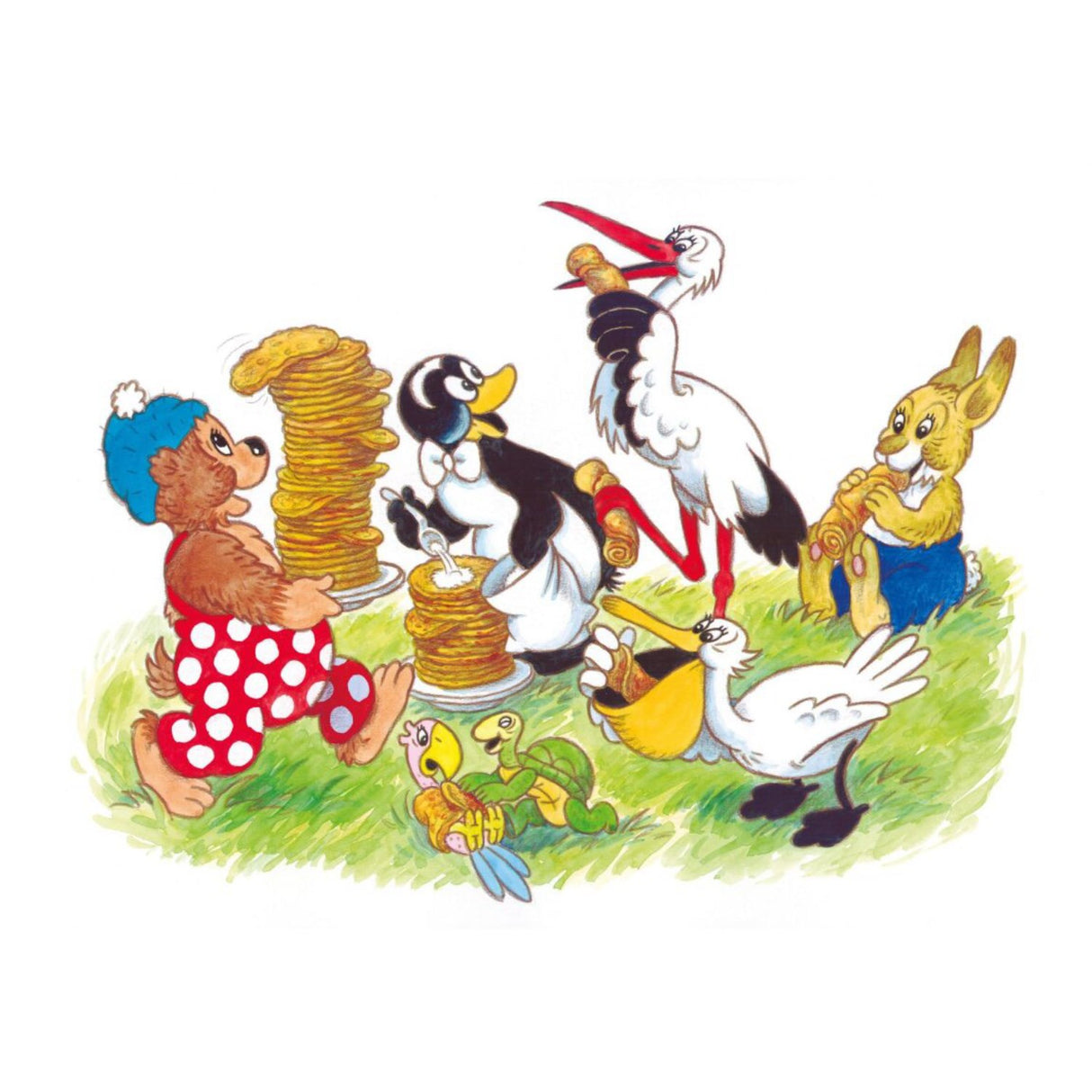 Poster & Frame Rasmus Klump - Pandekager