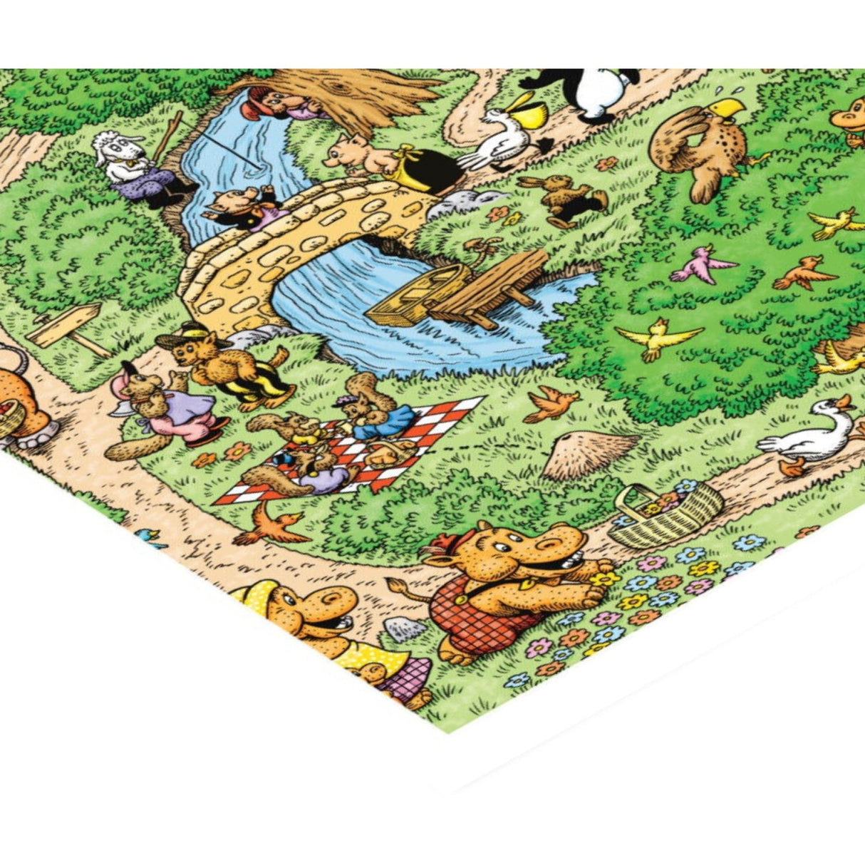 Poster & Frame Rasmus Klump - I Skoven Farve