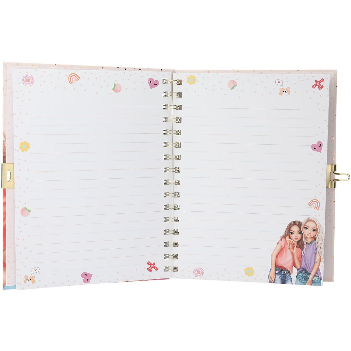 TOPModel Dagbok M/lås Och Armbånd