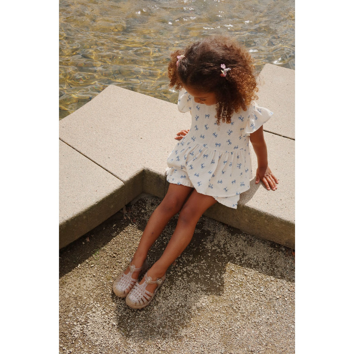 Konges Sløjd Rosett Bleu Coco Topp Gots