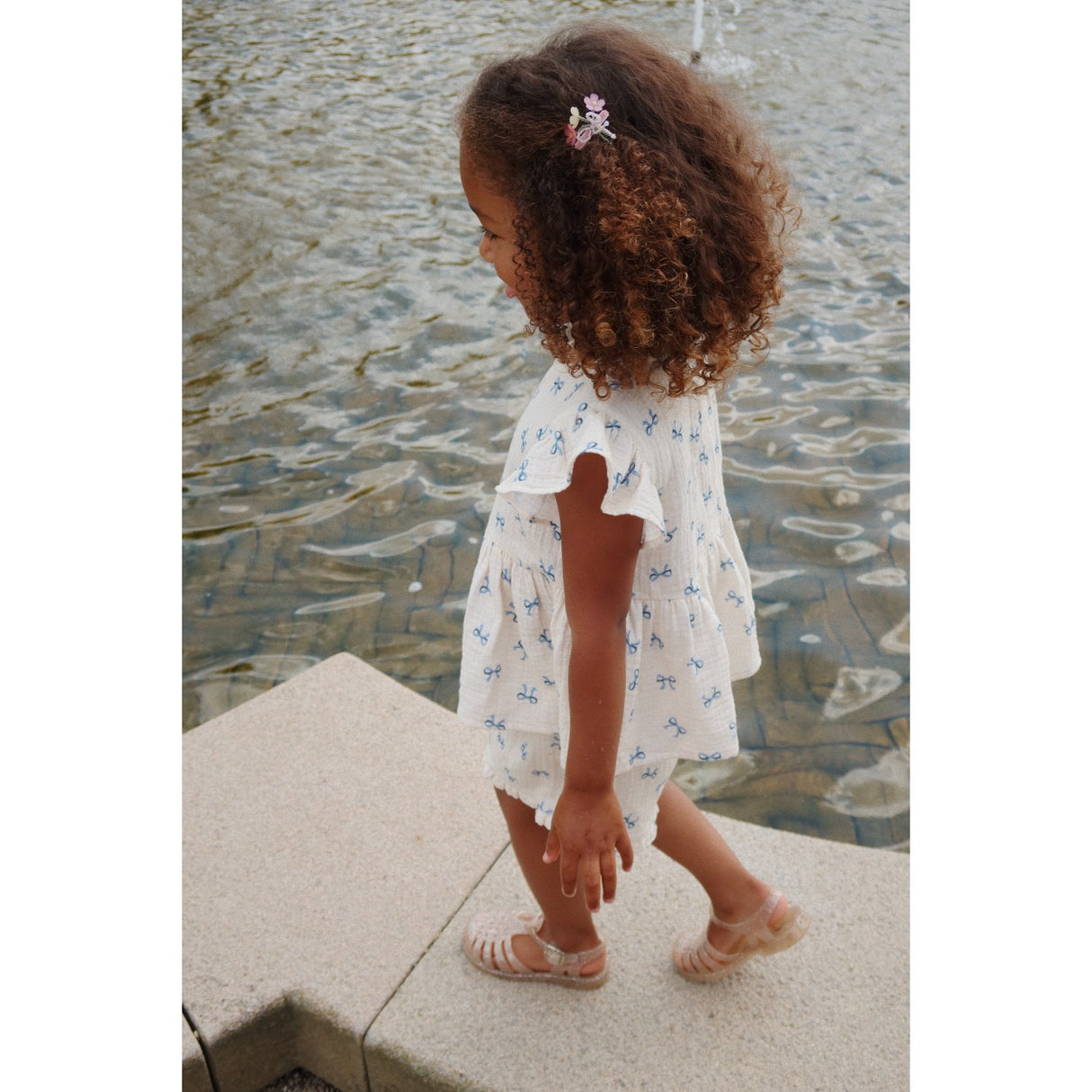 Konges Sløjd Rosett Bleu Coco Topp Gots