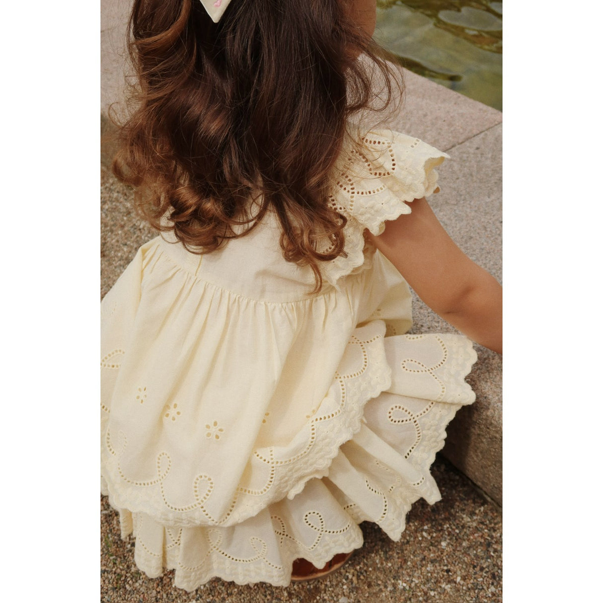 Konges Sløjd Cloud Cream Posey Smock Kjol