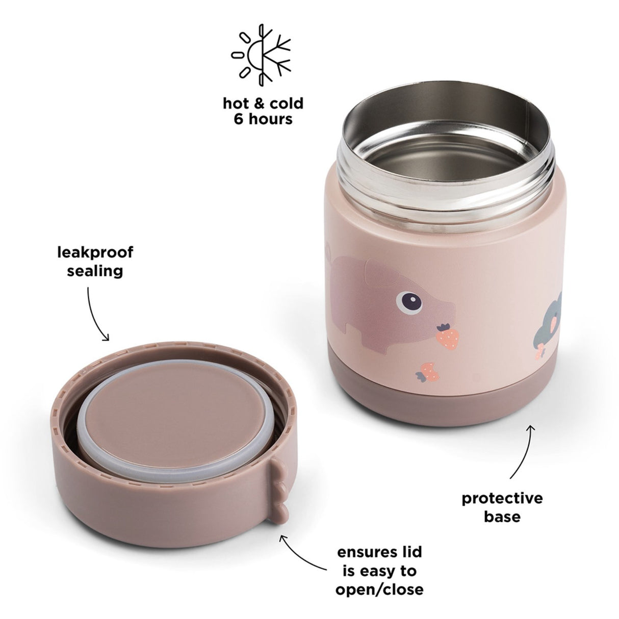 DonebyDeer Powder Termisk Matburk Tiny Farm 300 Ml