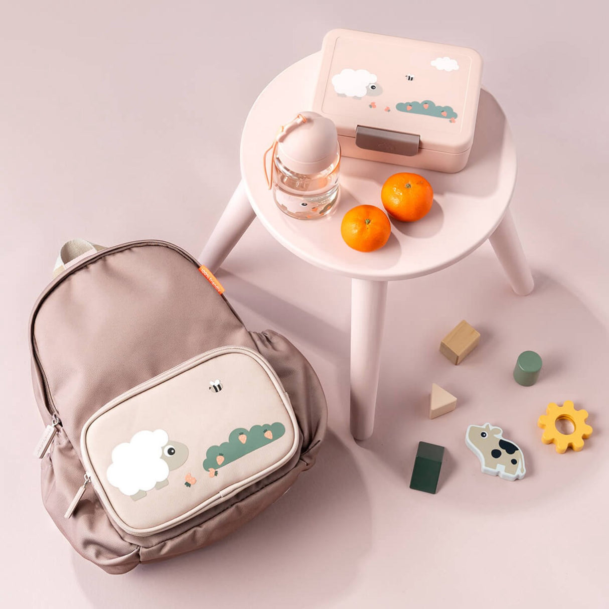 DonebyDeer Powder Barnryggsäck Tiny Farm 7,5 L