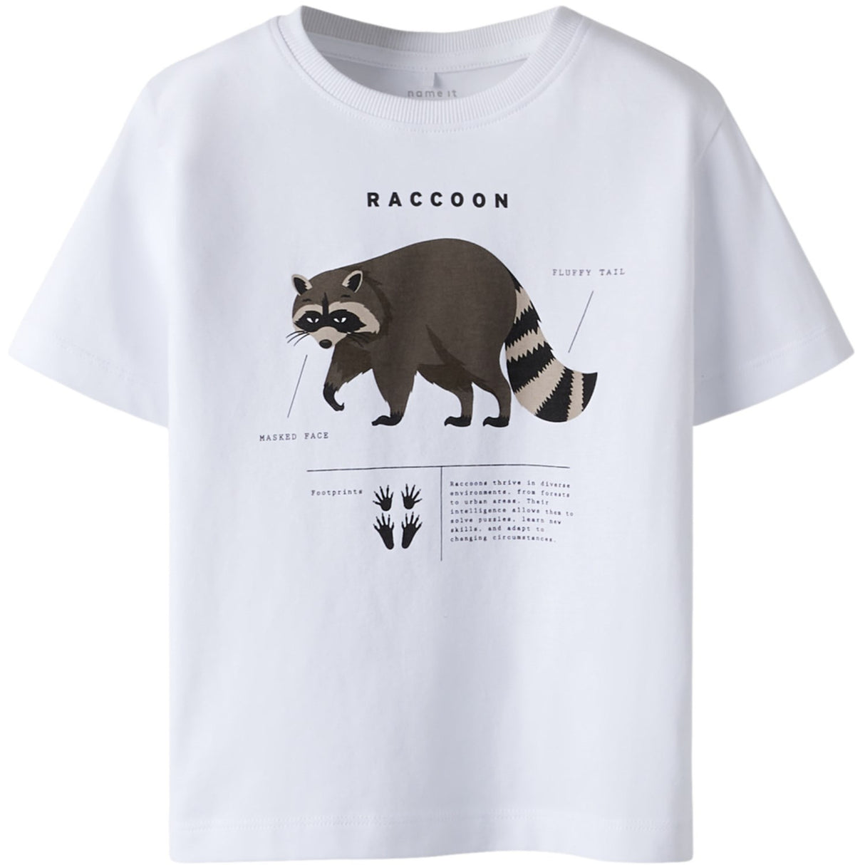 Name It Bright White Nmmkester Ss Nreg Topp