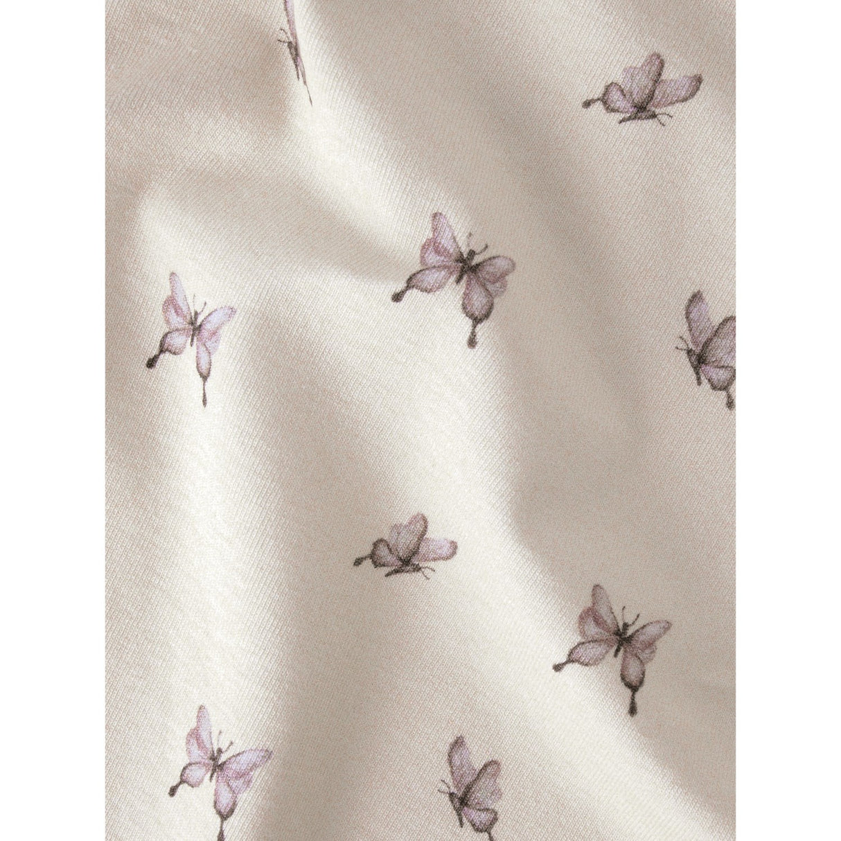 Lil'Atelier Peach Blush Butterfly Gayo Sig Slim T-Shirt
