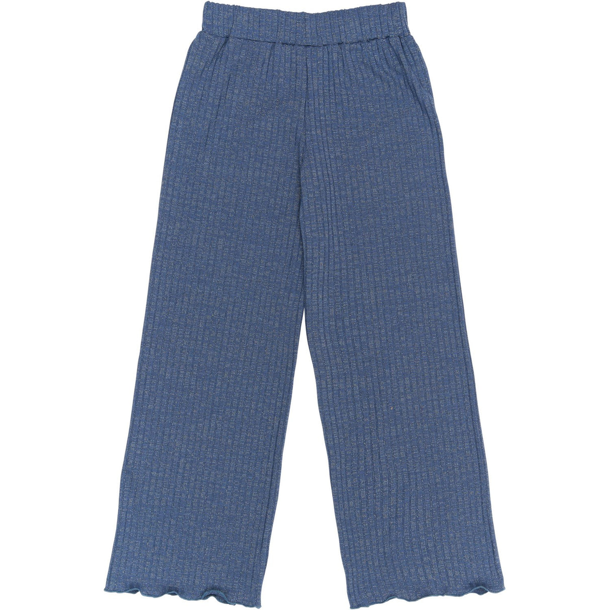 The New Navy Blazer Rina Wide Glitter Rib Byxor