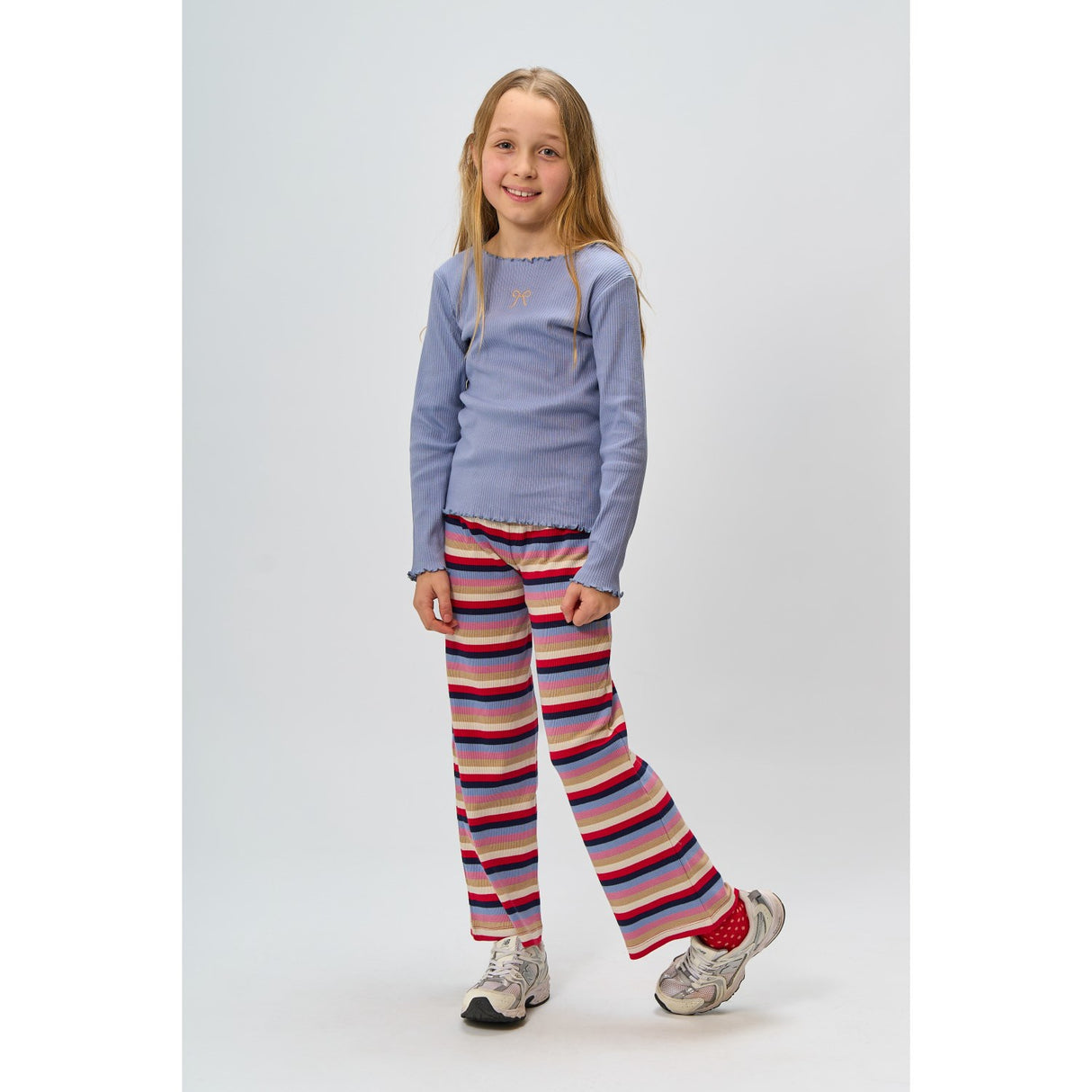 The New Multi Striped Rosie Wide Rib Byxor