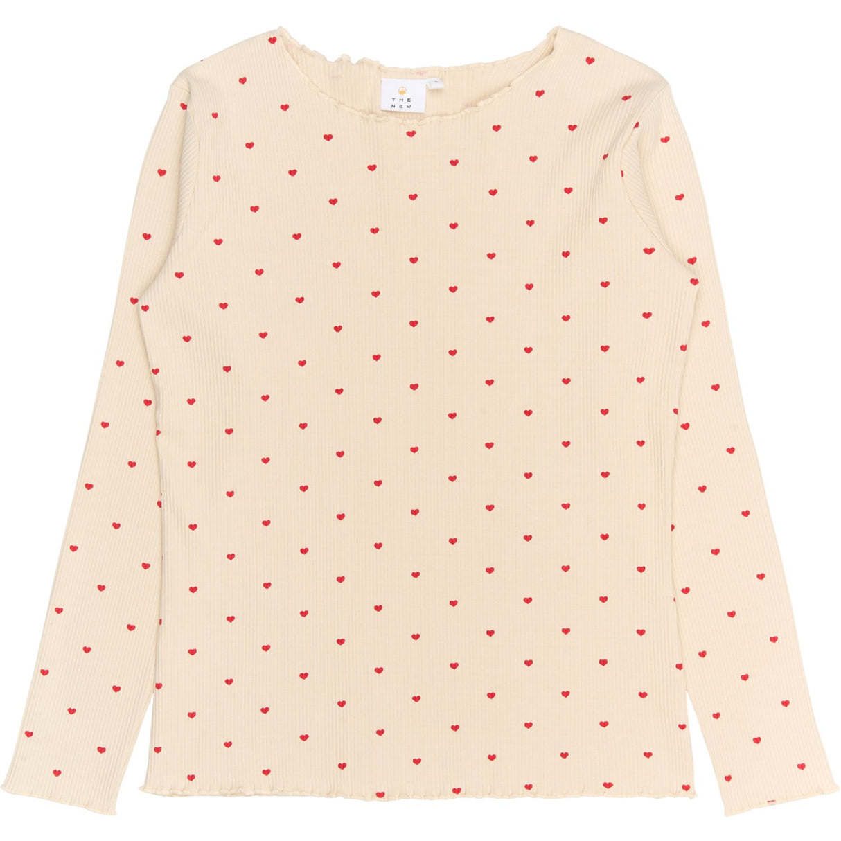 The New Gardenia AOP Holiday Heart Adult Rib Night Sett