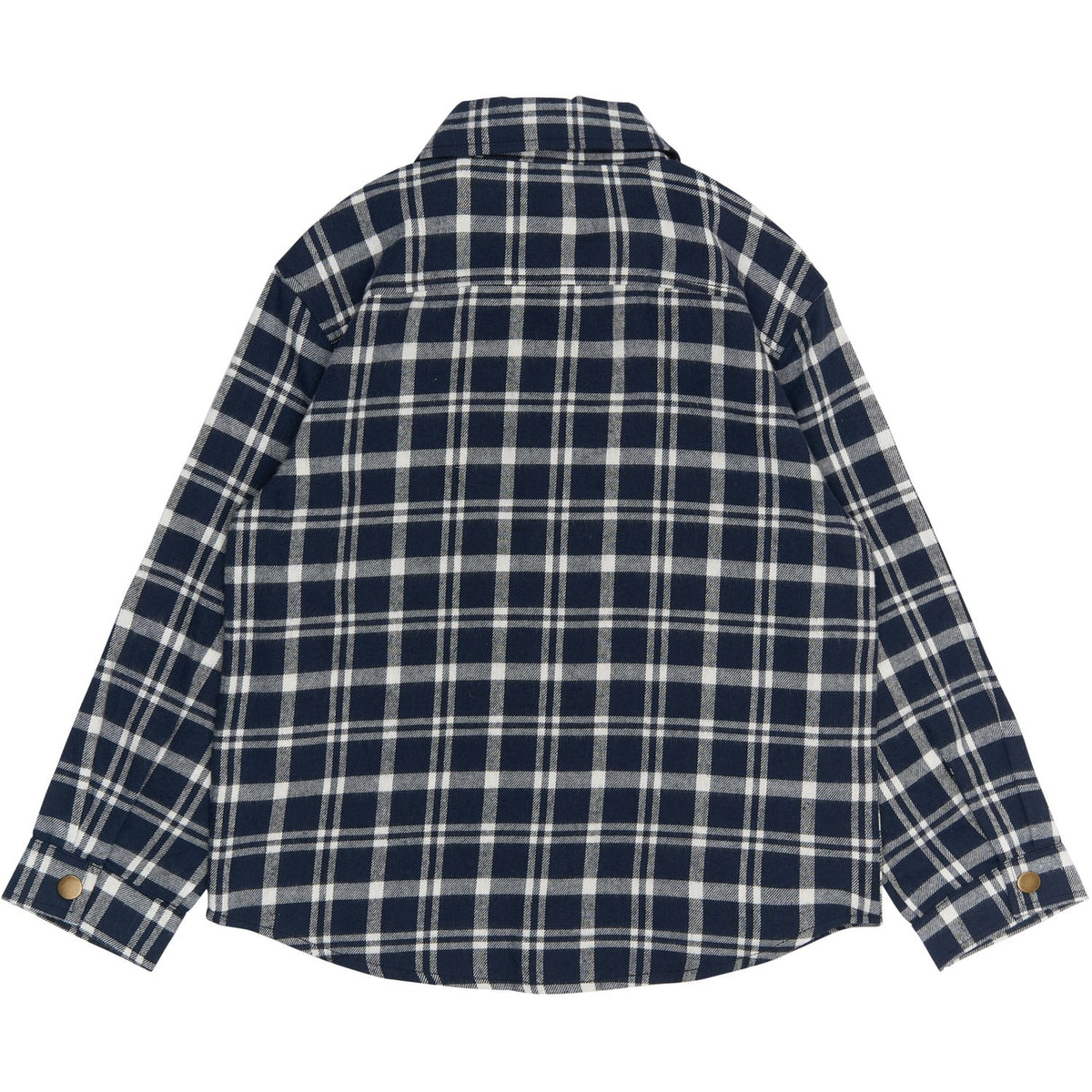 The New Navy Blazer Check Ronan Oversize L_S Flannel Skjorta