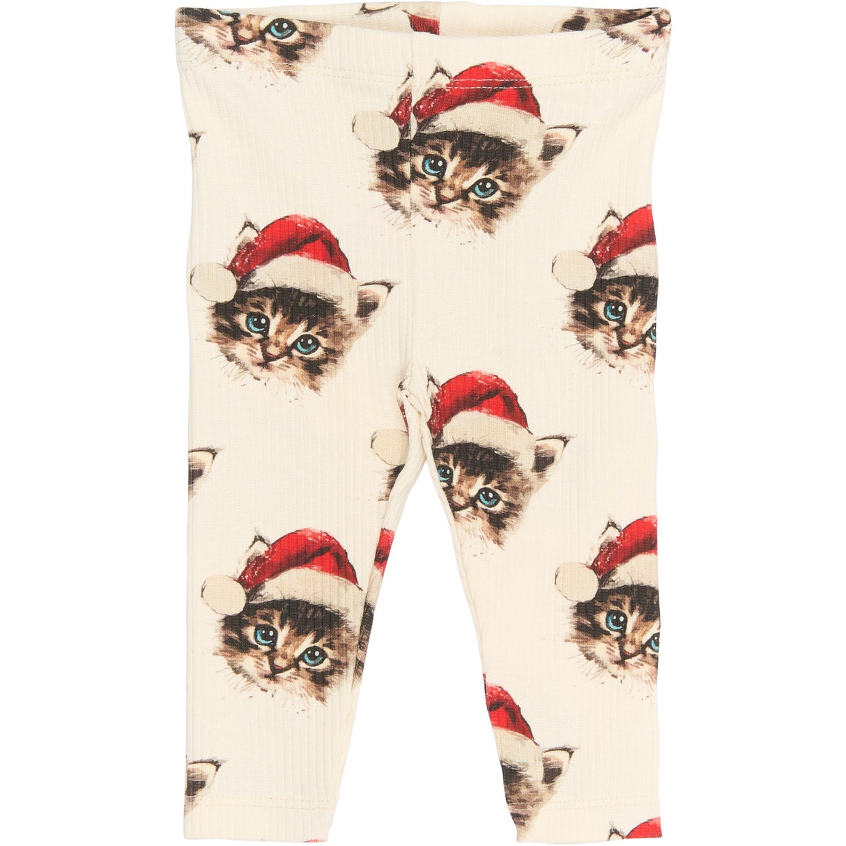 THE NEW Siblings Gardenia Cat AOP Holiday Rib Leggings
