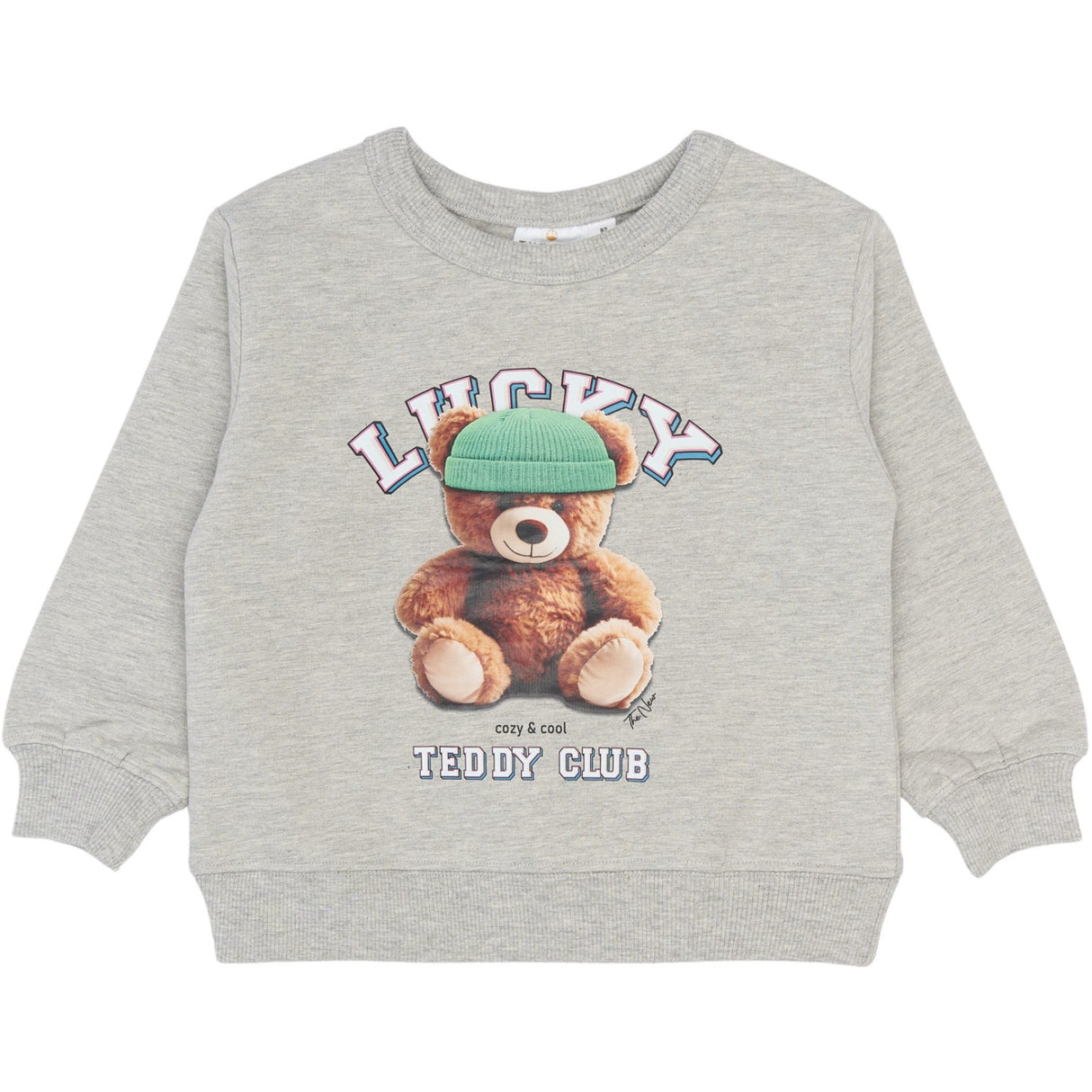 THE NEW Siblings Light Grey Melange Pippin Oversize Sweatshirt