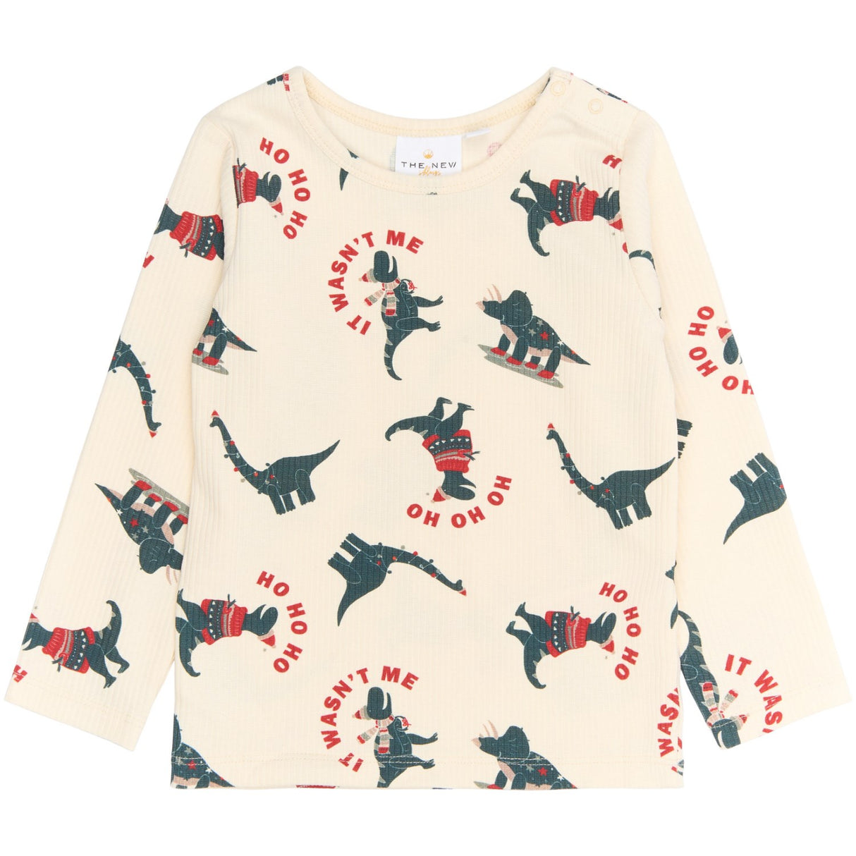 THE NEW Siblings Gardenia Dino AOP Holiday Rib Night Sett