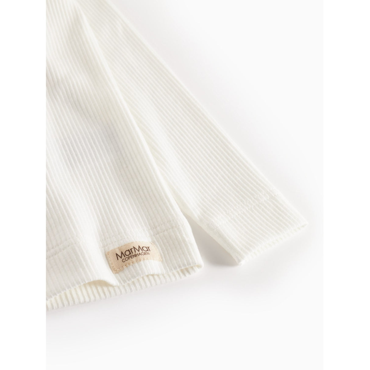 MarMar Modal Gentle White Plain Blus