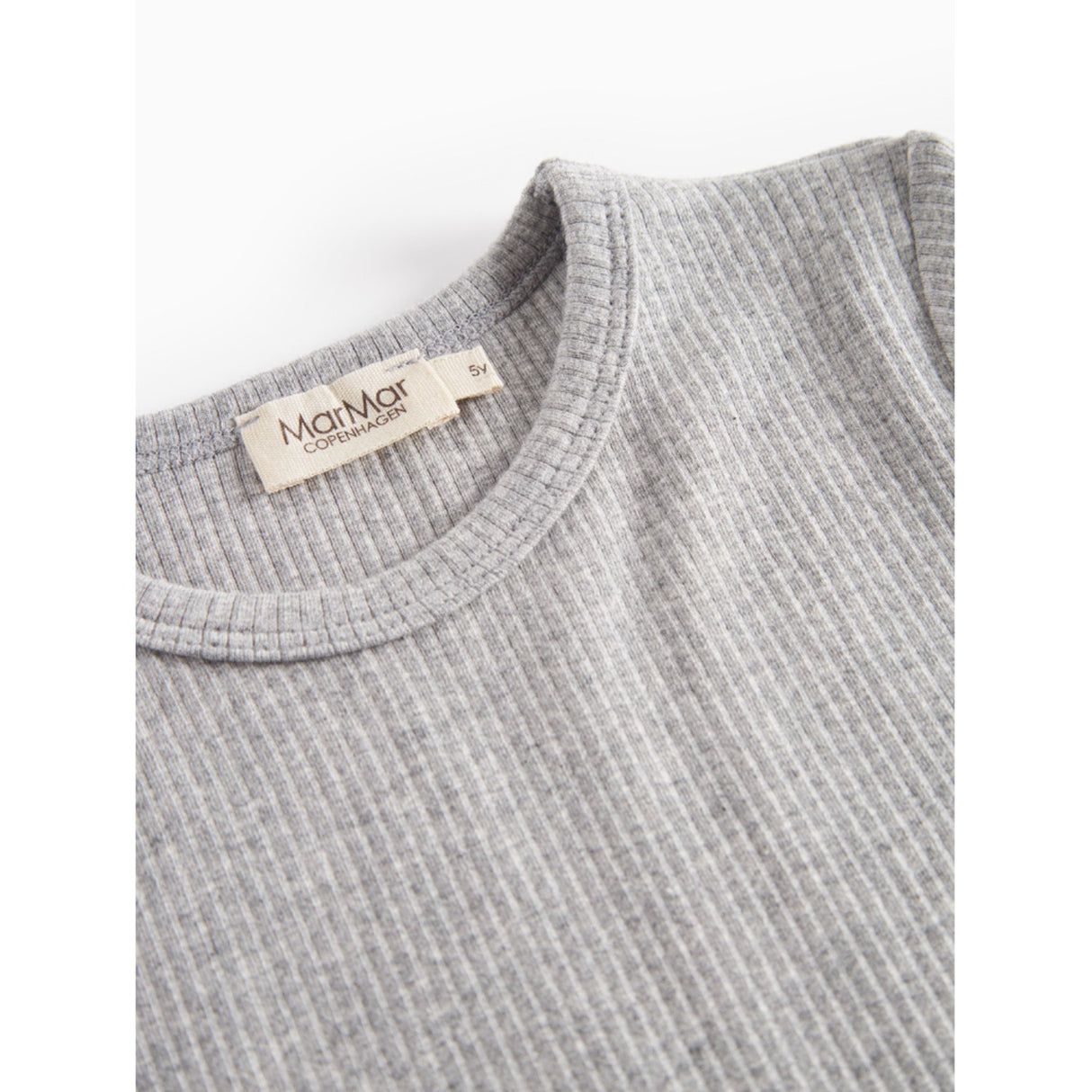 MarMar Modal Melange Light Grey Melange Plain Blus
