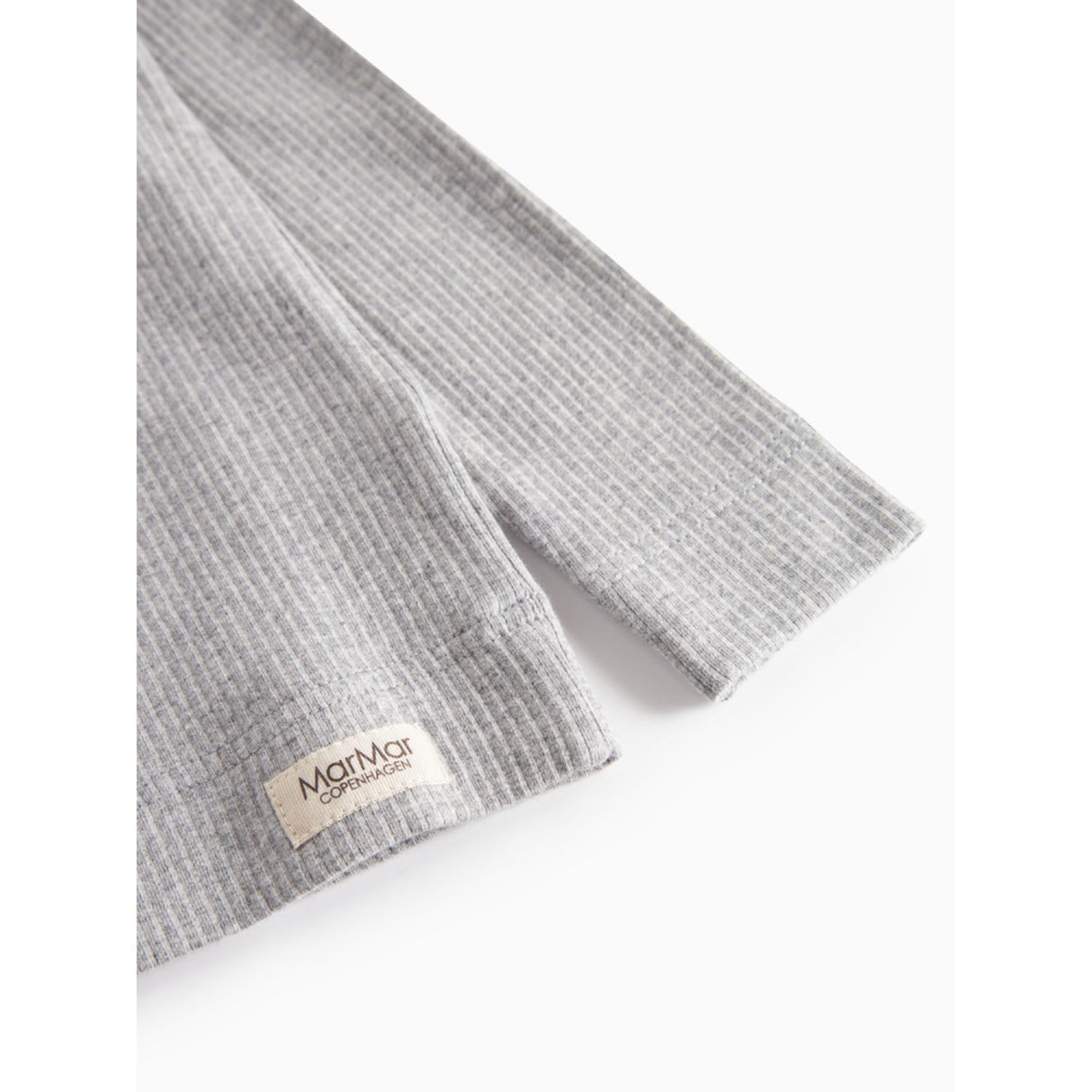 MarMar Modal Melange Light Grey Melange Plain Blus