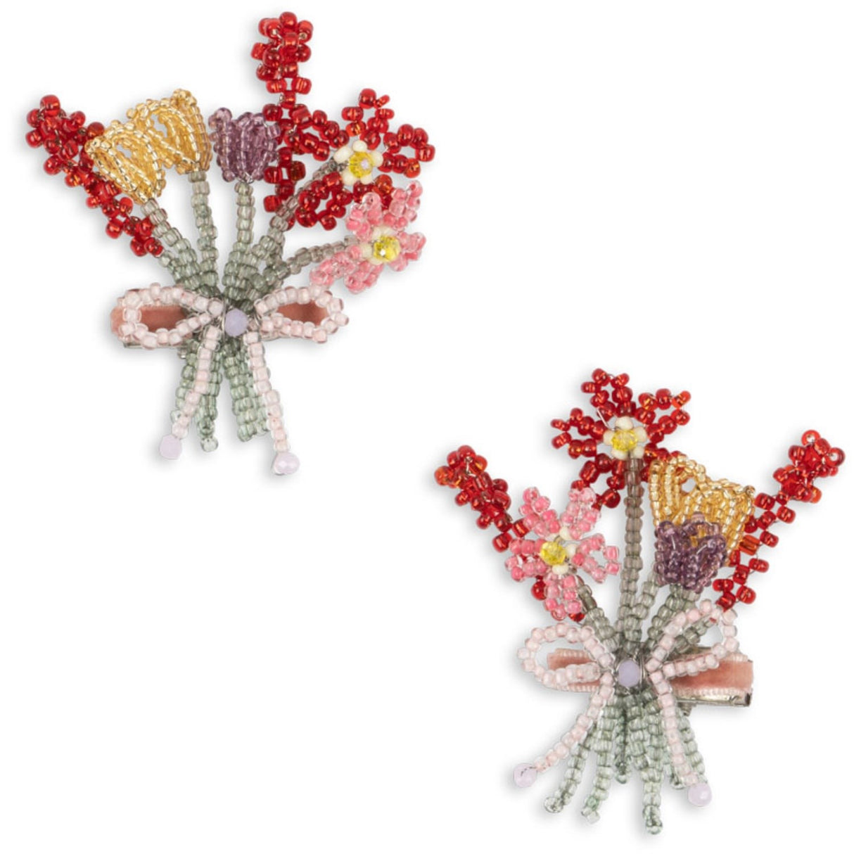 Konges Sløjd Multi 2 Pack Pearly Flower Hårklämma