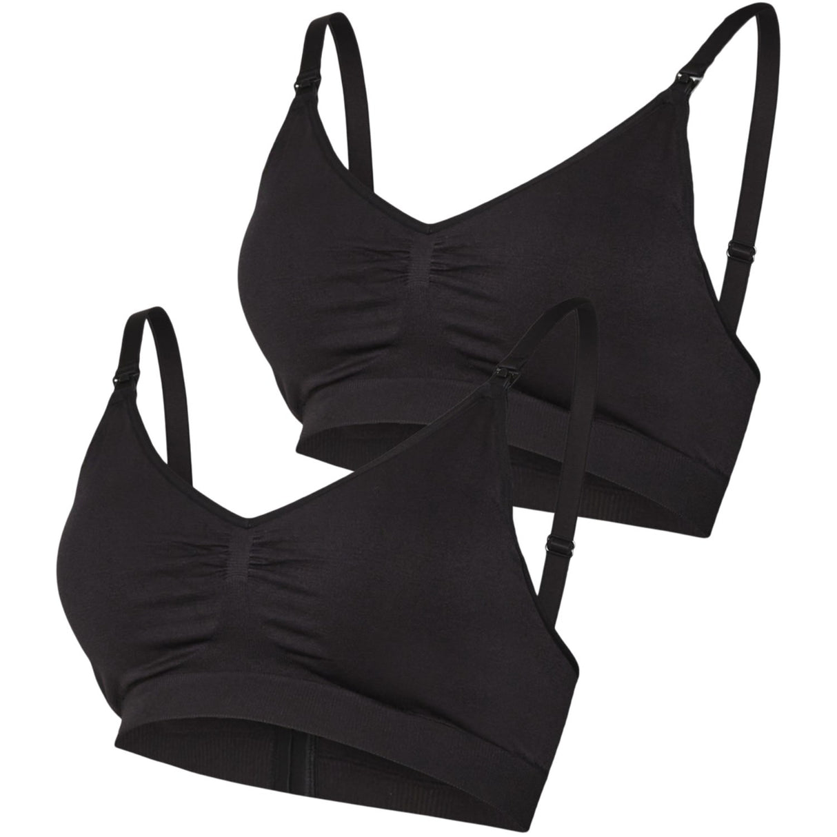 Mama;licious Black Mlilja Feed Me Bra Nf 2-P A. Noos
