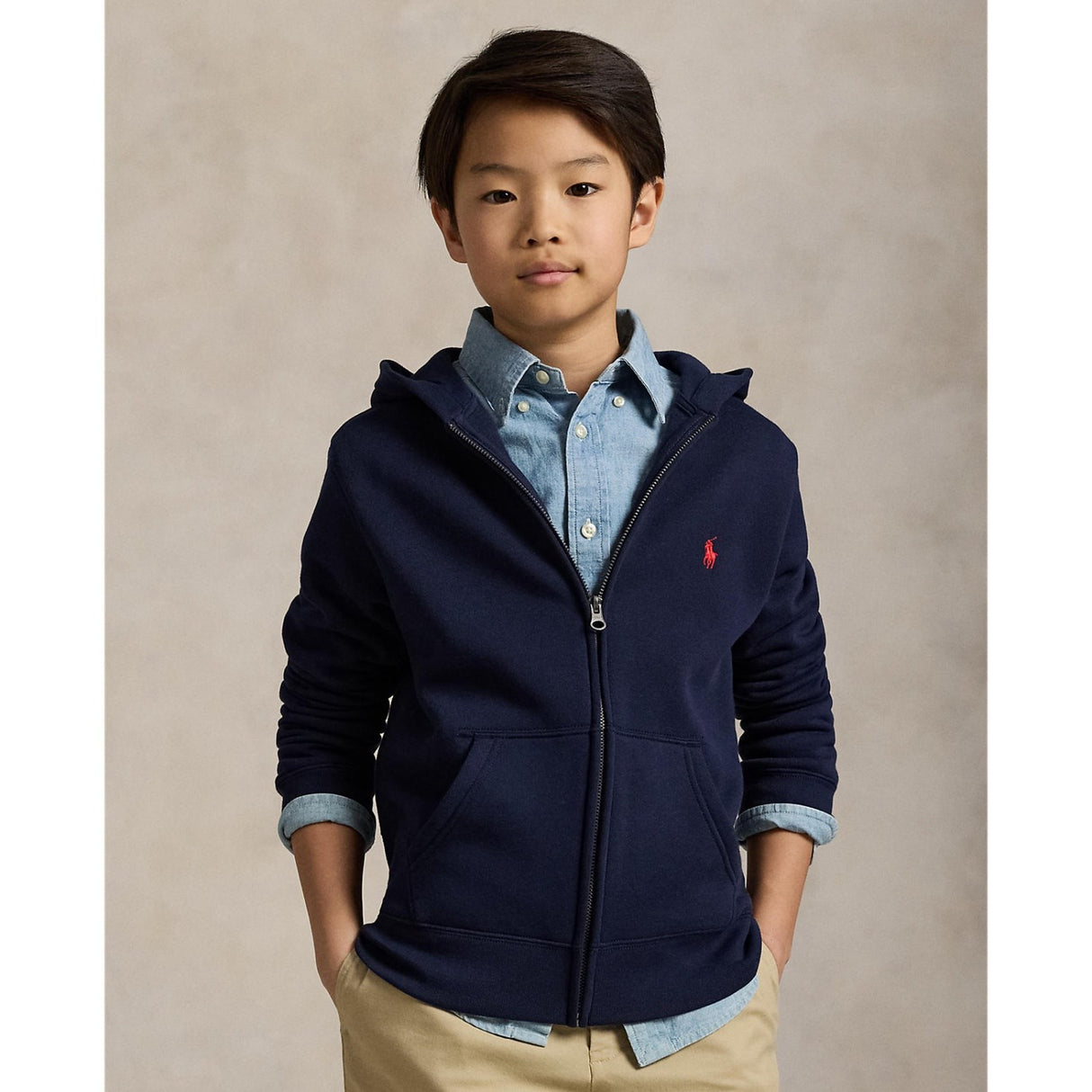 Polo Ralph Lauren Boy Sweatshirt Hoodie Navy
