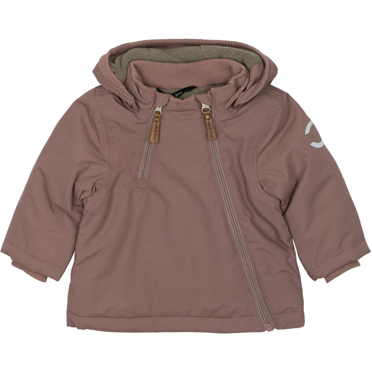 Mikk-Line Twilight Mauve Nylon Baby Jacka - Solid