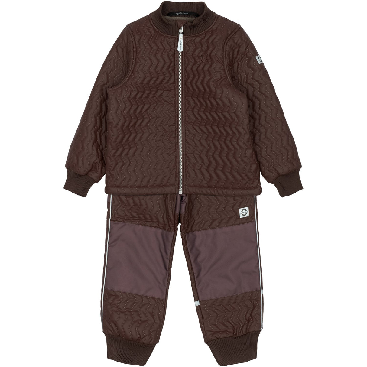 Mikk-Line French Roast Täcke Sett W. Fleece