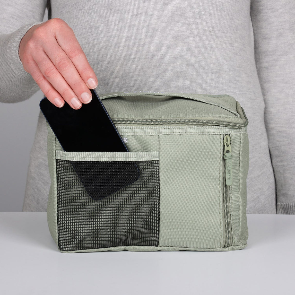 Sistema Sage Green To Go Mega Fold Up Coolers 5,5 L