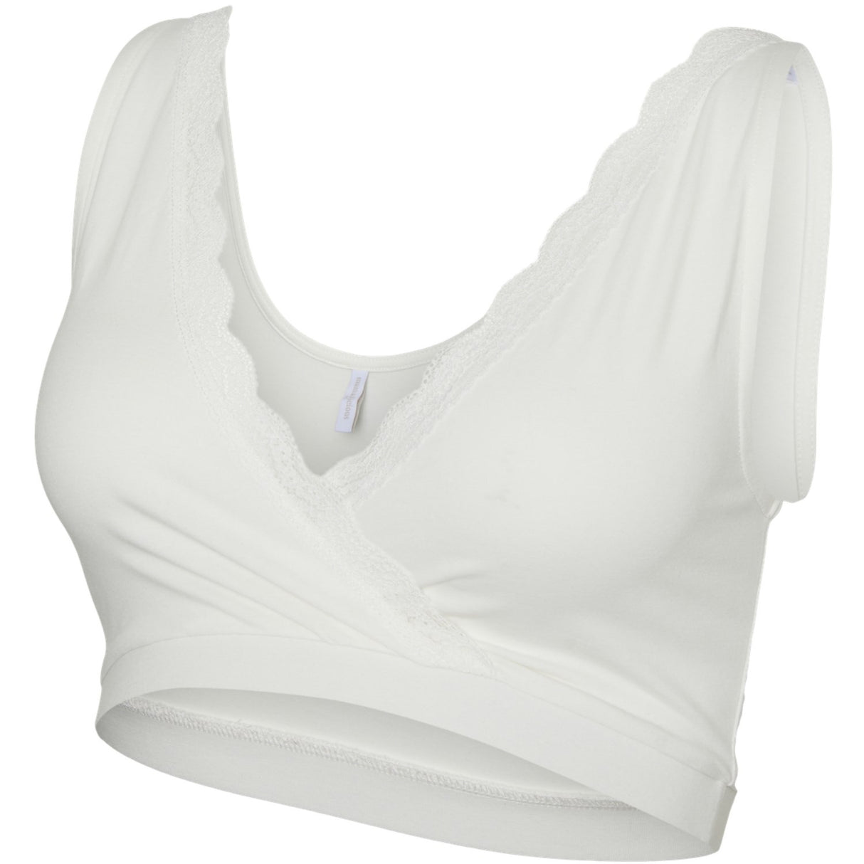 Mama;licious Snow White Black Mlhelena Crossy Lace Bra 2F 2-P Noos