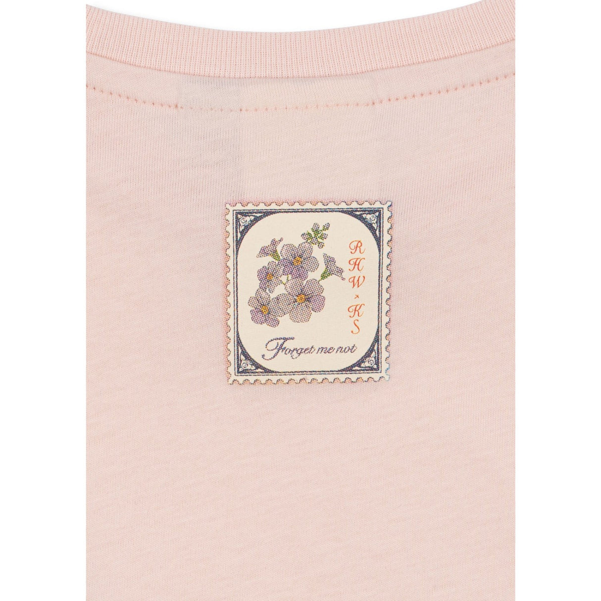 Konges Sløjd Chalk Pink RHW X KS Lettre Tee Ocs