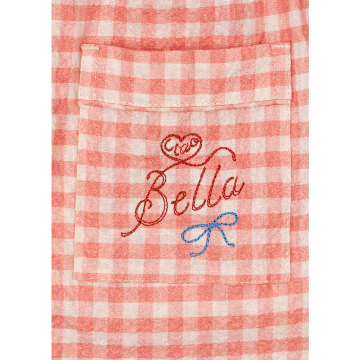 Konges Sløjd Peach Blossom Check RHW X KS Bella Byxor Gots