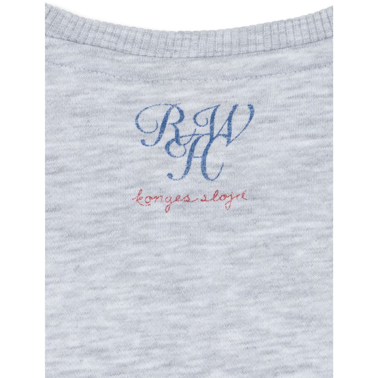 Konges Sløjd Light Grey Melange RHW X KS Jack Sweat Ocs