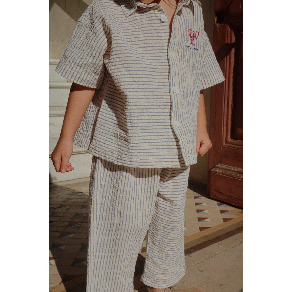 Konges Sløjd Stripe Bluie RHW X KS Duo Byxor Gots