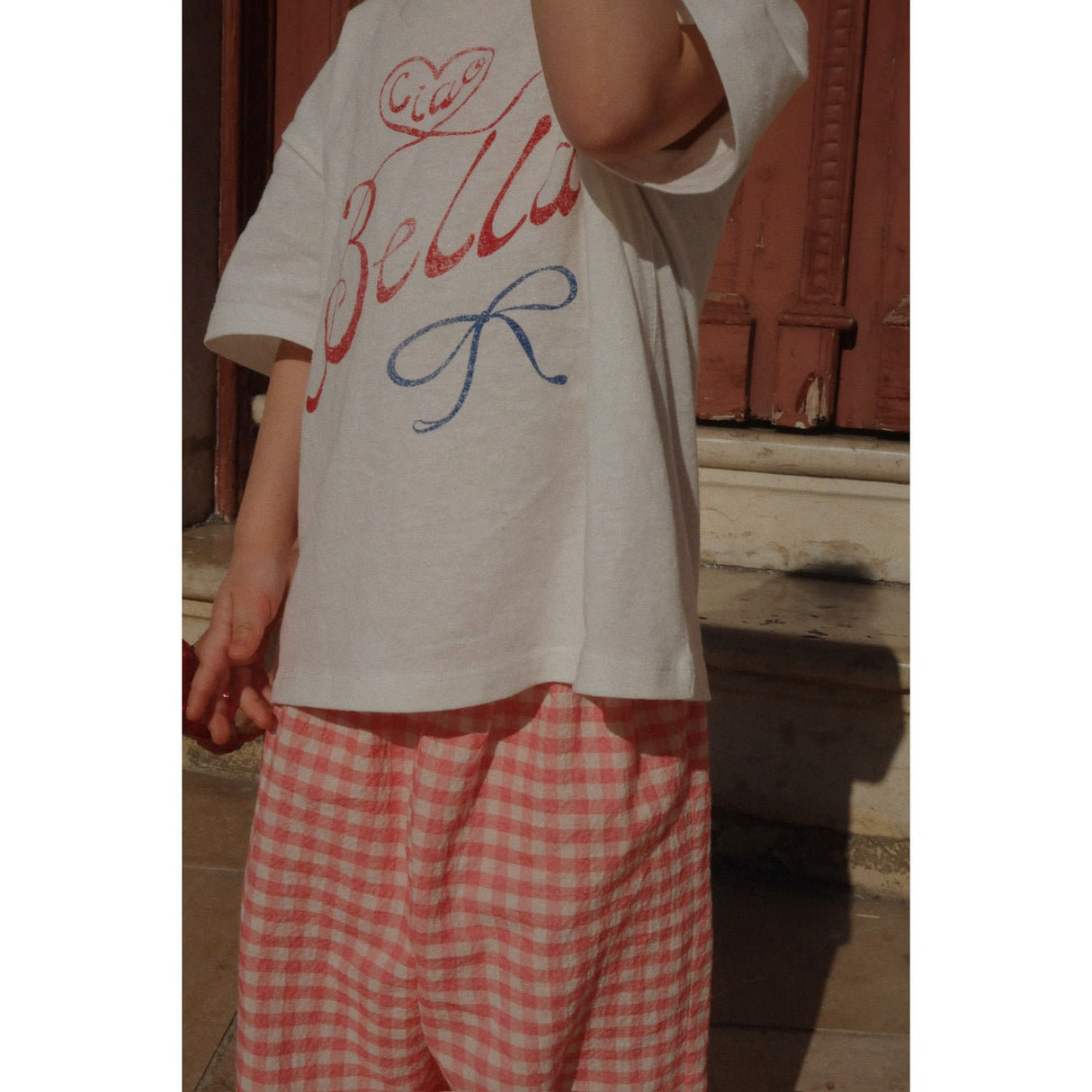 Konges Sløjd Peach Blossom Check RHW X KS Bella Byxor Gots