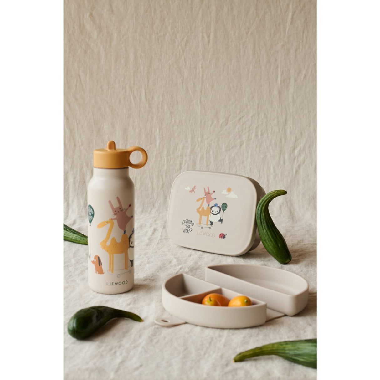 LIEWOOD Around The World / Sandy Falk Water Flaska 350 Ml