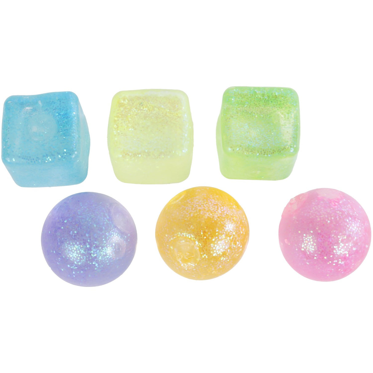 Pocket Money Squeeze Suger Boll Och Square 6 Cm Assorted
